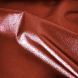 Kunstleder Rex orange rot metallisch glänzend
